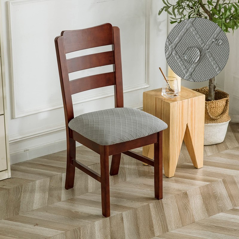 Genina Waterproof Seat Covers for Dining Room Chairs Covers Dining