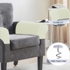 Avtytsda Stretch Armrest Covers Soft Plush Armrest Covers Couch Arm