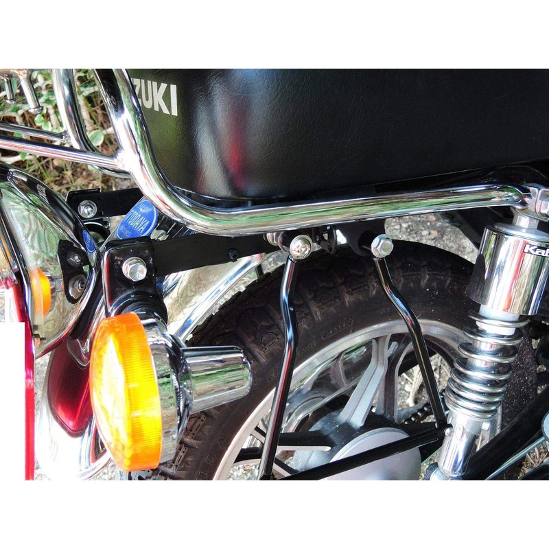 AQIMY Universal Motorcycle Side Bag, Support Bar, Bag Stay, Steel,