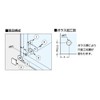 LAMP GH34-0CR-K Chrome-Plated Square Internal Wood Hinge for Glass/Acrylic Doors