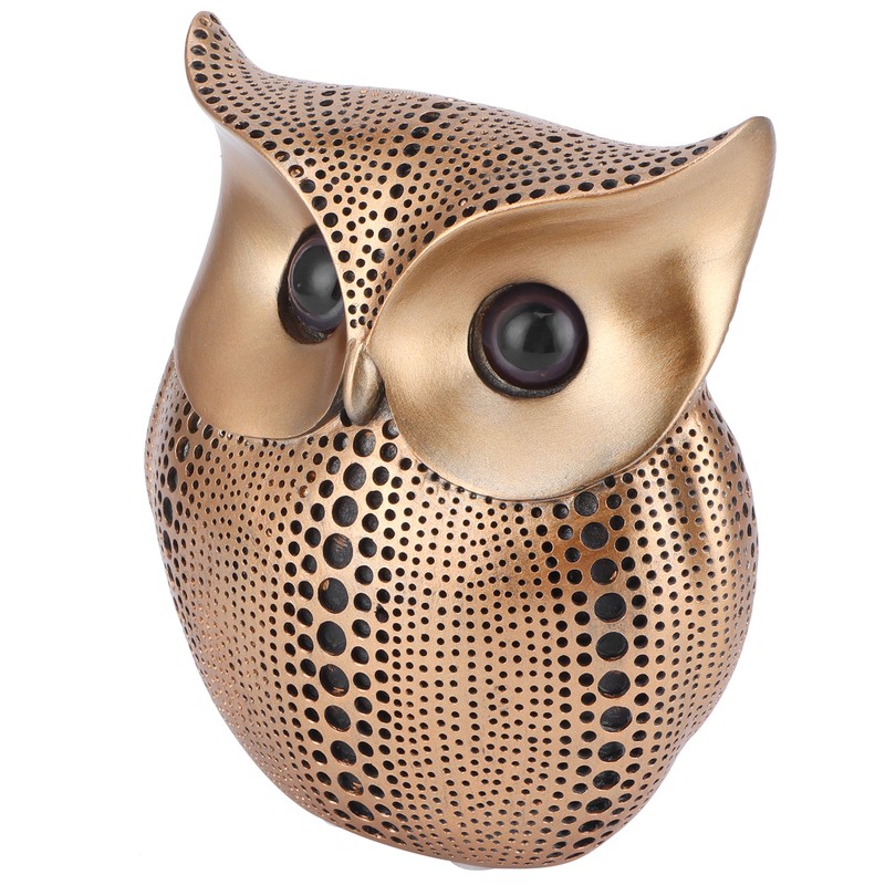 Owl Statue Figurine Ornament Innovative Resin Animal Sculpture Art Crafts