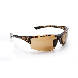 Sport Sun Glasses Bifocal Sunglasses Reading Designer Outdoor (+2.50, Tortoise Frame w/Brown Lens)