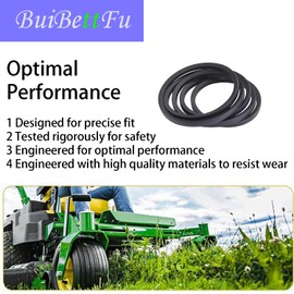 532196857 Drive Belt for AYP Hus-qvarna Pou-LAN Roper Craftsman Weed Eater Lawn Mowers Replacement (3/8" x 33")