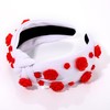 HZEYN Flower Headbands for Women Girls Summer Flower Embellished Knotted