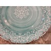 Cynthia Rowley Melamine Dinner Plates Blue Medallion Swirl Cynthia Rowley
