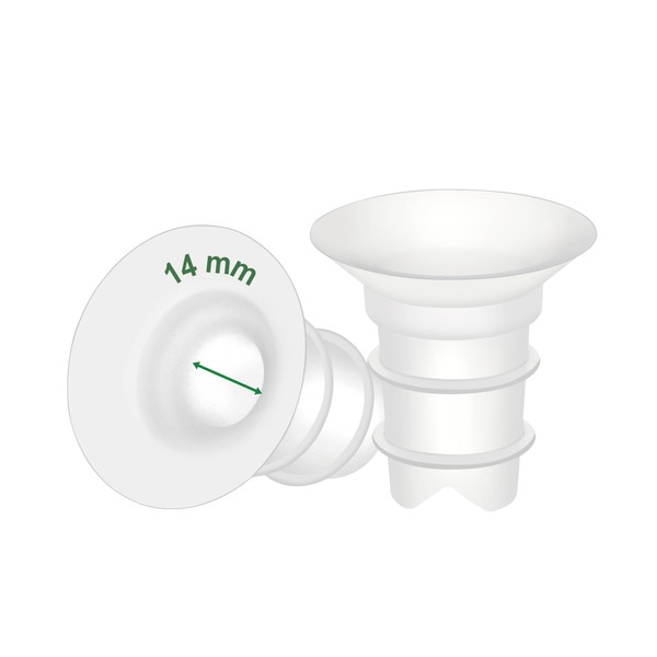 14mm Maymom Flange Inserts (Long Plus) Compatible with Freemie 25mm