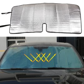 cartiangous For Toyota Tundra 2007-2021 Front Windshield Sunshield UV Protection Sunshade