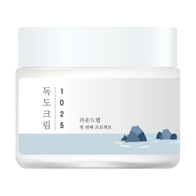 Round Lab 1025 Dokdo Cream 80ml Hidratante Fortalece Barrera Piel