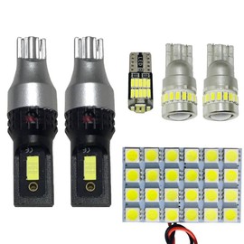 Act Truck HA6 HA7 Honda Base Wedge Ball Back Lamp License Plate Car Width Light Super Explosive Replacement LED Light Set of 6