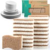 18 Pack Natural Sponges for Odor Free Wood Pulp Sponge