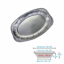 M1SS (Pack of 100)- Large Aluminium Foil Tray Food Container with Lids Square Tin Foil Recyclable Aluminium Disposable Pan Catering for Grilling Bake Roast Oven Safe Home Restaurant (14 Inches)