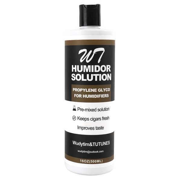 TUTUNES Cigar Humidor Solution 16 oz (500 ml) - Humidifier