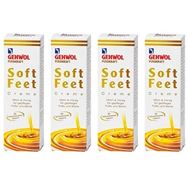 Gehwol Fusskraft Soft Feet Cream with Milk and Honey 125 ml (500 ml) Pack of 4
