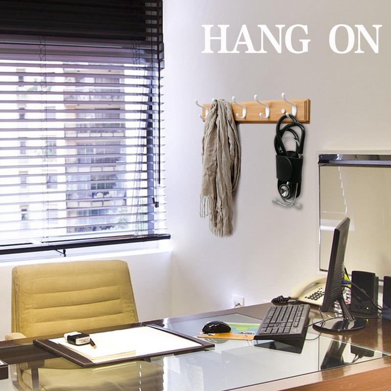 BAIWOVIS Stethoscope Holder with Clip, PU Leather Clip-on Stethoscope Hip