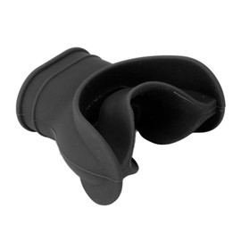 Gaeirt Boquilla reguladora de Buceo snorkel mouthpiece sin Olor Boquilla de esnórquel de Silicona de Grado alimenticio con Corbata para esnórquel(Negro) Accesorios para Reguladores