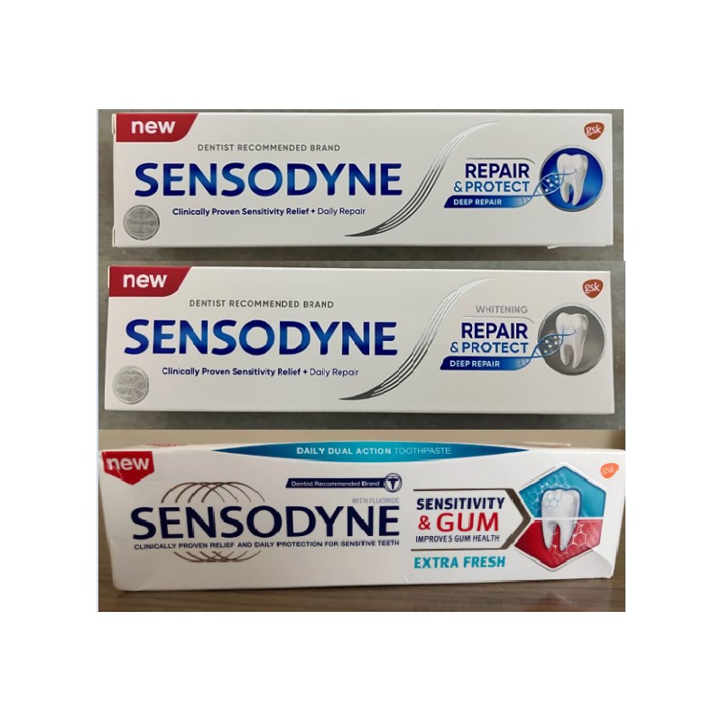 SENSODYNE Repair & Protect / Sensitivity & Gum / Whitening
