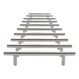 Herrajes Guerrero Jaladera En Barra Moderna 15.9 Cm Paquete De 10 Acero Inoxi