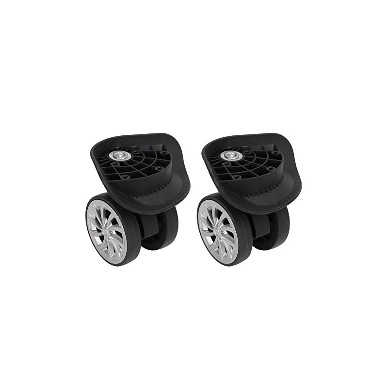Alomejor Pack of 2 Replacement Luggage Wheels, Left and Right