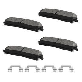 Ceramic Front Brake Pads with Hardware Fit for Dodge Charger, Chrysler 300 2006 2007 2008 2009 2010 2011 2012 2013 2014 2015 2016 2017 2018 2019 2020 2021, Challenger 2009-2021, Magnum 2005-2008