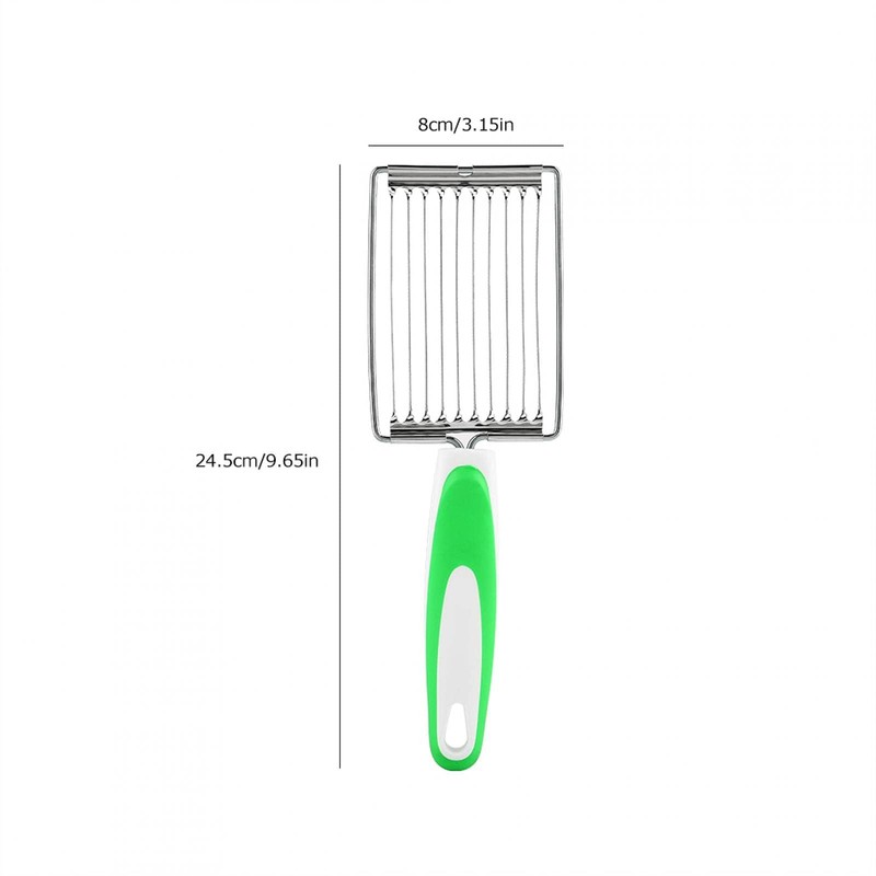Luncheon Meat Slicers,10 Slices, Egg Cutter Slicers for Boiled Egg