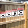 Gordon Setter Security Sign Area Patrolled pet Dog Guard Warning