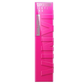 Maybelline Labial lquido brillante Superstay Vinyl Ink Tono Striking, 4.2ml - Dura hasta por 16H, brillo instantneo sin grumos, sin transferencias    