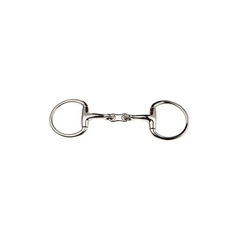 JP Korsteel Stainless Steel French Link Eggbutt Snaffle Bit, 5"