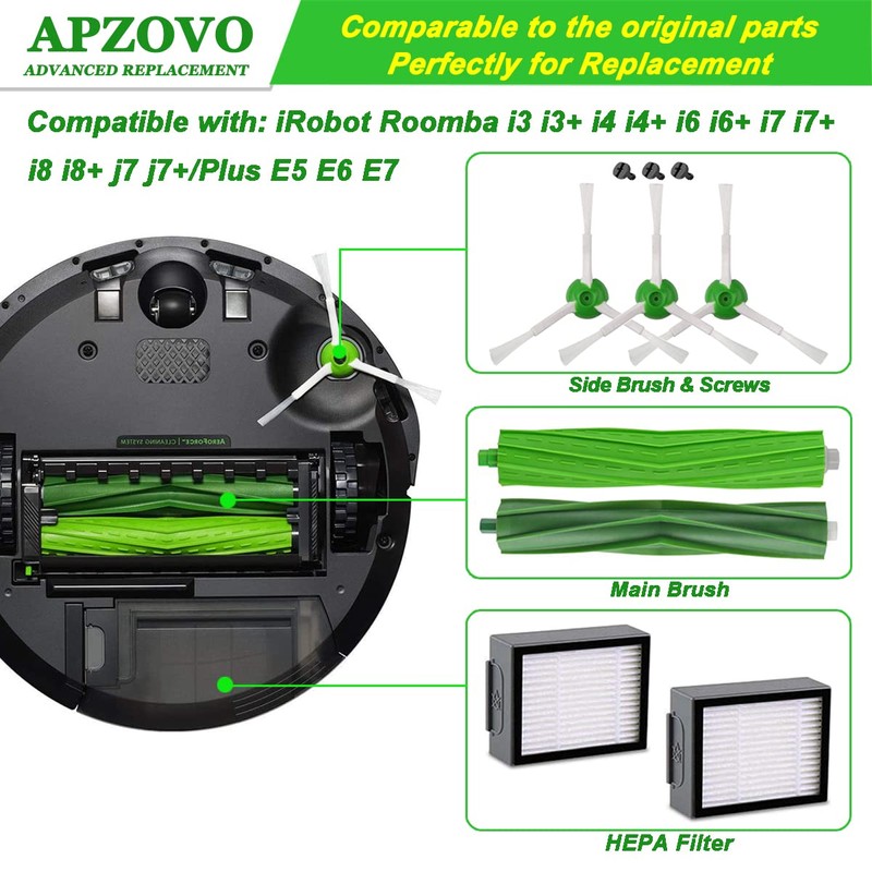 Replacement Parts for iRobot Roomba E & I Series i7