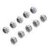 Favordrory M8 x 1.25mm 304 Stainless Steel Self-Lock Nylon Inserted