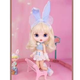 ICY Fortune Days Doll Clothes, Suitable for 1/6 cm Height Dolls, Dress & Accessories, Compatible with Blythe, Obitsu, Licca, Pullip Doll Clothes, 6+ (BL11102)