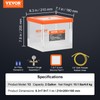 VEVOR 2 Gallon Vacuum Chamber, Upgraded Multipurpose Acrylic Vacuum Degassing