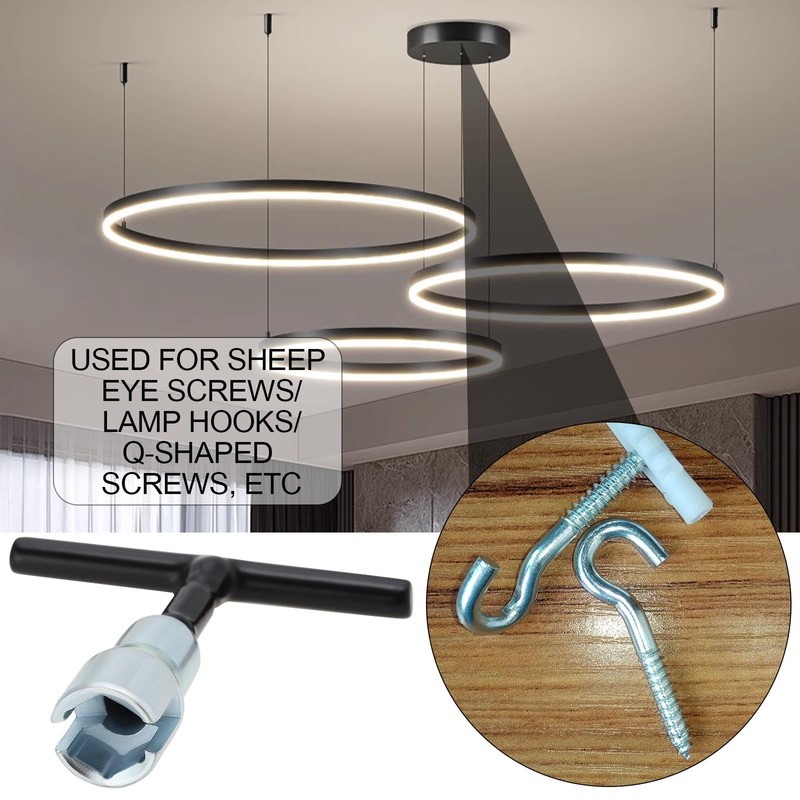LT Easiyl 2Pcs T Handle Wing Nut Hand Tool 4.5MM