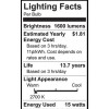 GE Lighting 15 Watt LED A19 Soft White, 1600 lumens,