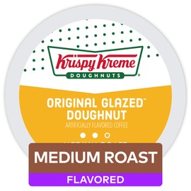 Krispy Kreme Original Glazed Doughnut, Single-Serve Keurig K-Cup Pods, Flavored Medium Roast Coffee, 72 Count