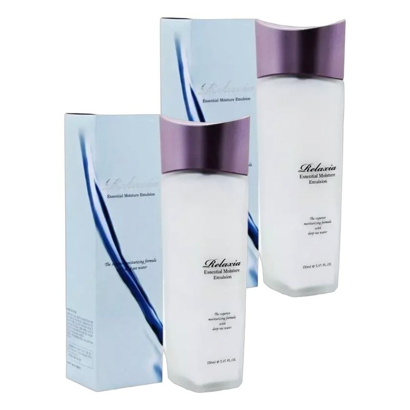 relaxia 릴랙시아 밀크 에센셜 모이스처 에멀젼 150ml 2개 에멀전 여성