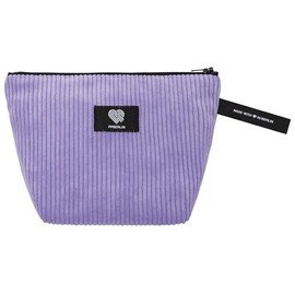 Kulturbeutel klein Reise – Cord Flieder Handmade in Berlin – Organizer Tasche Kosmetiktasche Damen Herren Unisex – vegan & robust