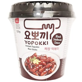 Yopokki Instant Jjajang Topokki Reiskuchen 6er Pack (6 x 120g)