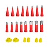 Caulking Tool Kit, Rubber Caulking Kit Reusable Caulking Nozzle Applicator