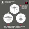 Knirps T Duomatic "Black Edition" Pocket Umbrella - Foldable -
