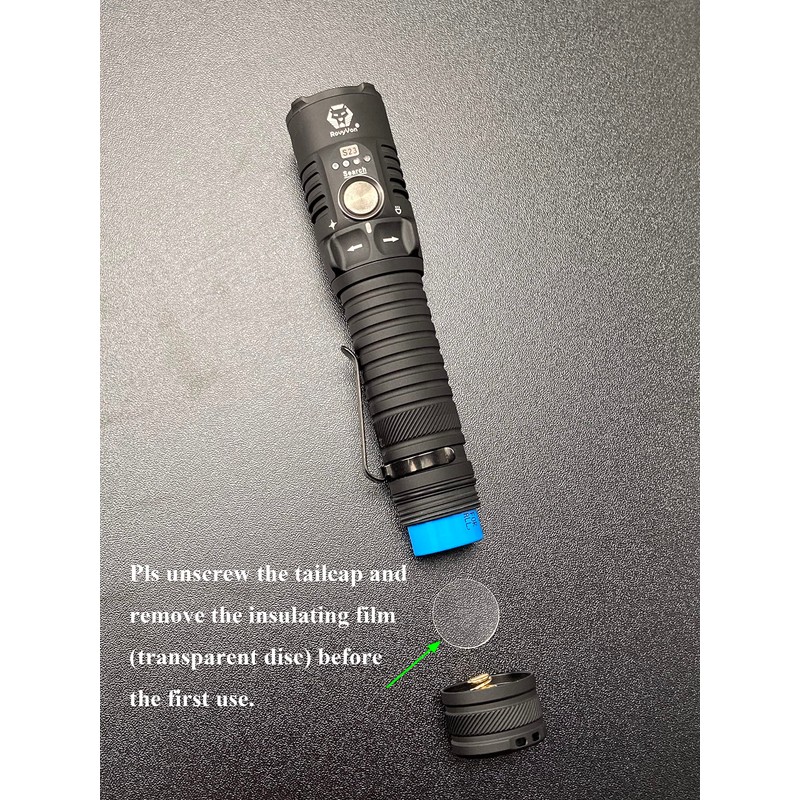 RovyVon S23 Search Flashlight, 4000 Lumens High Lumen Brightest Flashlight