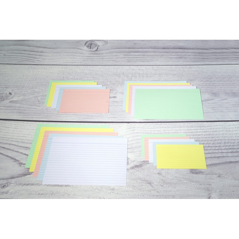 Exacompta - Ref 10829SE - Bristol Lined Record Cards (Pack
