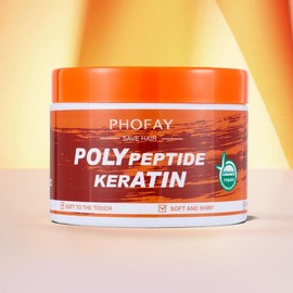PHOFAY Collagen Keratin Hair Mask Repair Split Ends & Frizz – 4 Proteins + Oils for Shine & Strength | Salon Results in 5 Mins | Sulfate-Free, Cruelty-Free | 1400+ Tested, All Hair Types Haircare Luxury - Polypeptide Keratin: 2-pcs(680ml)