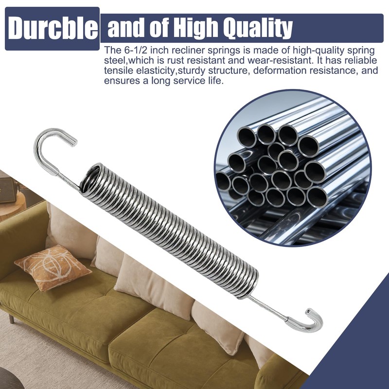 6-1/2 inch ，recliner springs replacement parts，Stainless Steel Replacement Recliner Sofa