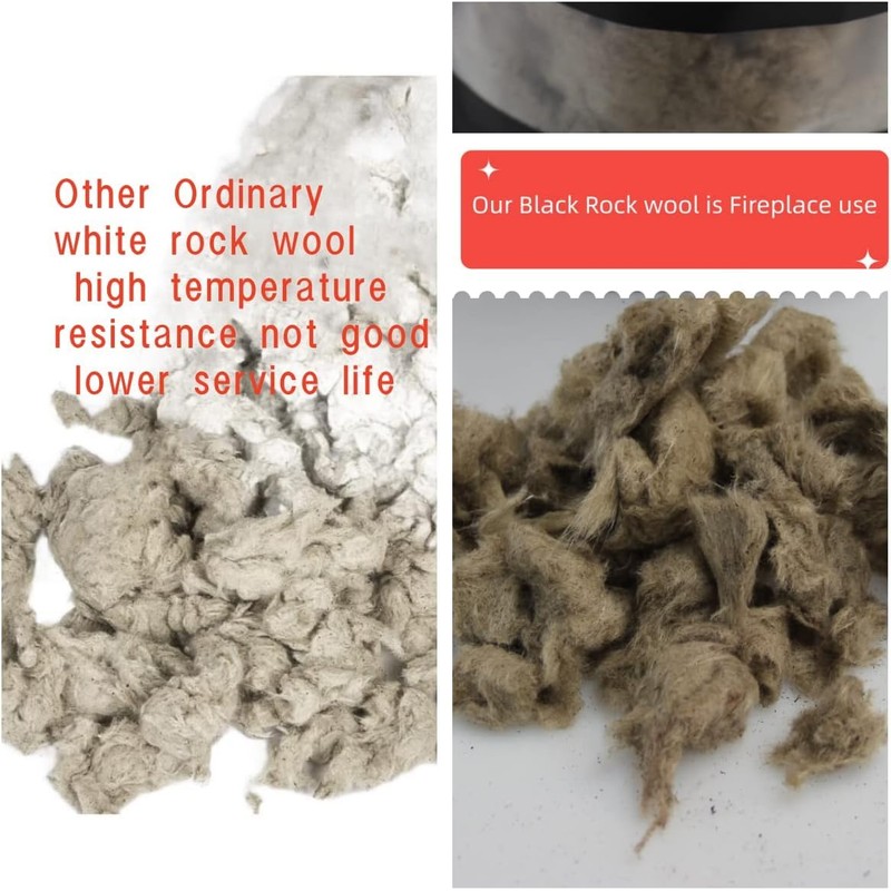 Americangaslogs Rock Wool 4oz for Gas Logs
