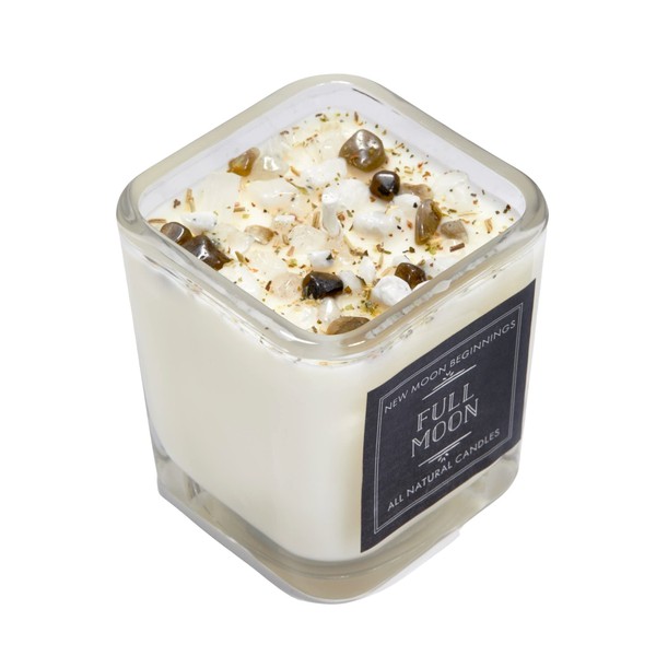 Full Moon Candle by New Moon Beginnings - Purification &