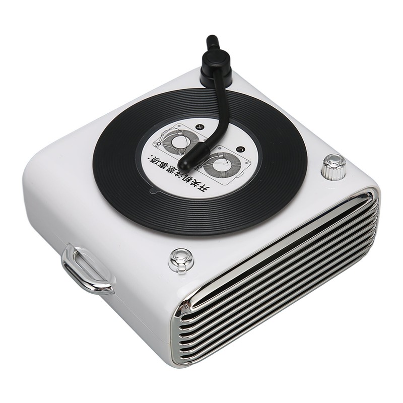 Bluetooth 5.0 Speaker Vinly Record Player Style Old Fashioned Classic