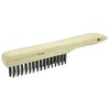 Weiler 25100 Vortec Pro Scratch Brush, .012 Carbon Steel Fill,