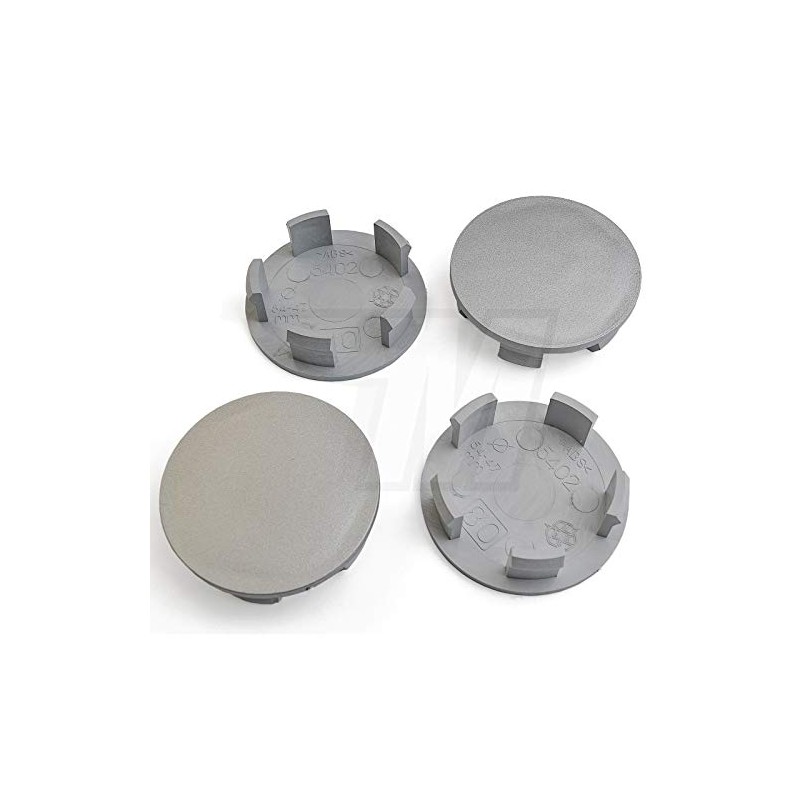 MYBA-S 4 x Hub Caps, Wheel Centre Caps, 54.5 mm