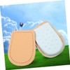 OHPHCALL Thickened Leather Latex Half Insoles for Comfort Forefoot Cushion