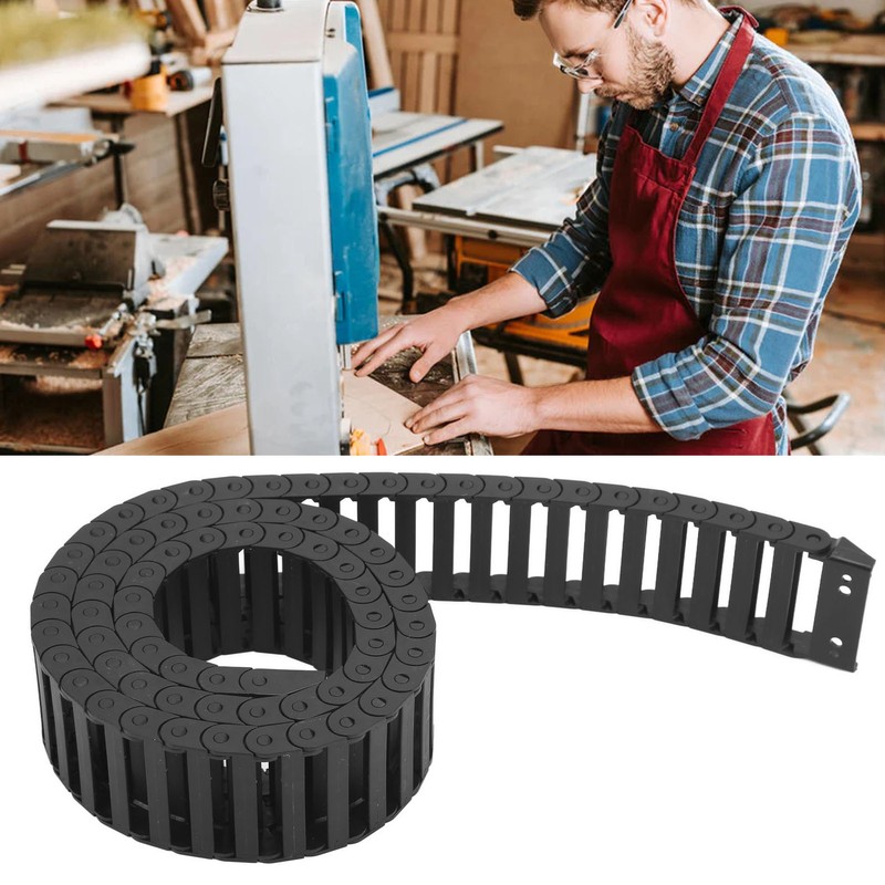 Nylon Drag Chain 1m Length Good Toughness PA66 Temperature Resistance